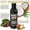100ml Natural Beard Shampoo. African Black Soap with Argan Oil, Shea Butter, Aloe Vera and Coconut Oil.