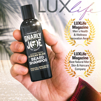 100ml Natural Beard Shampoo. African Black Soap with Argan Oil, Shea Butter, Aloe Vera and Coconut Oil.
