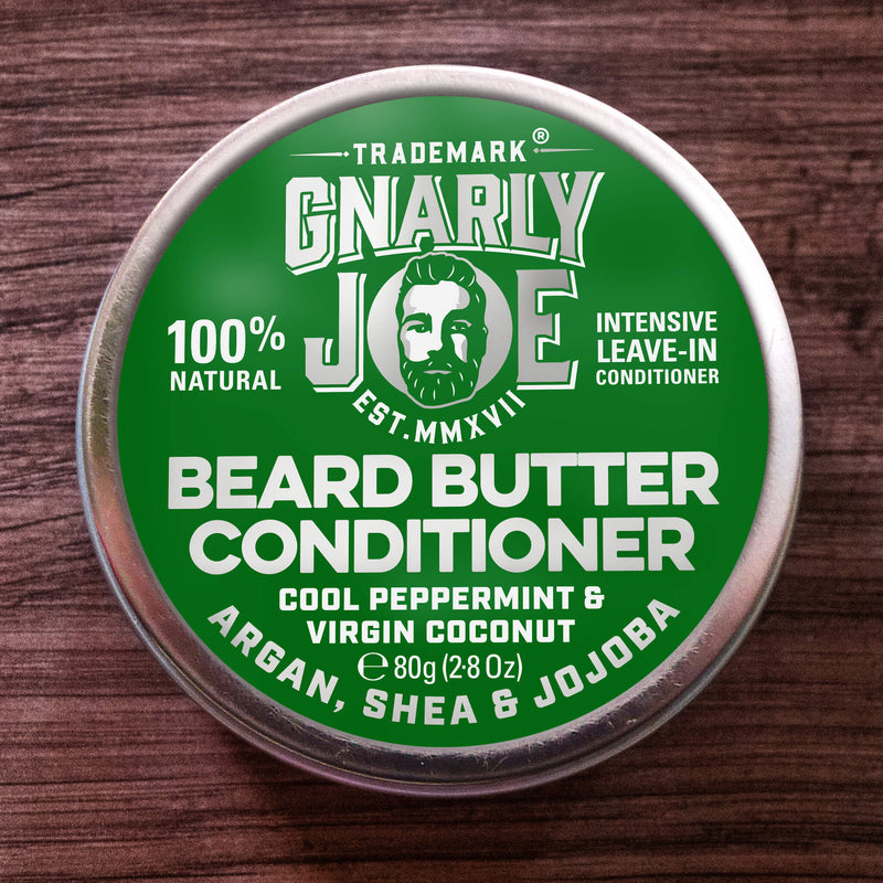 100% Natural Beard Conditioner Butter (Leave-In), x3 Scent Options, 80g