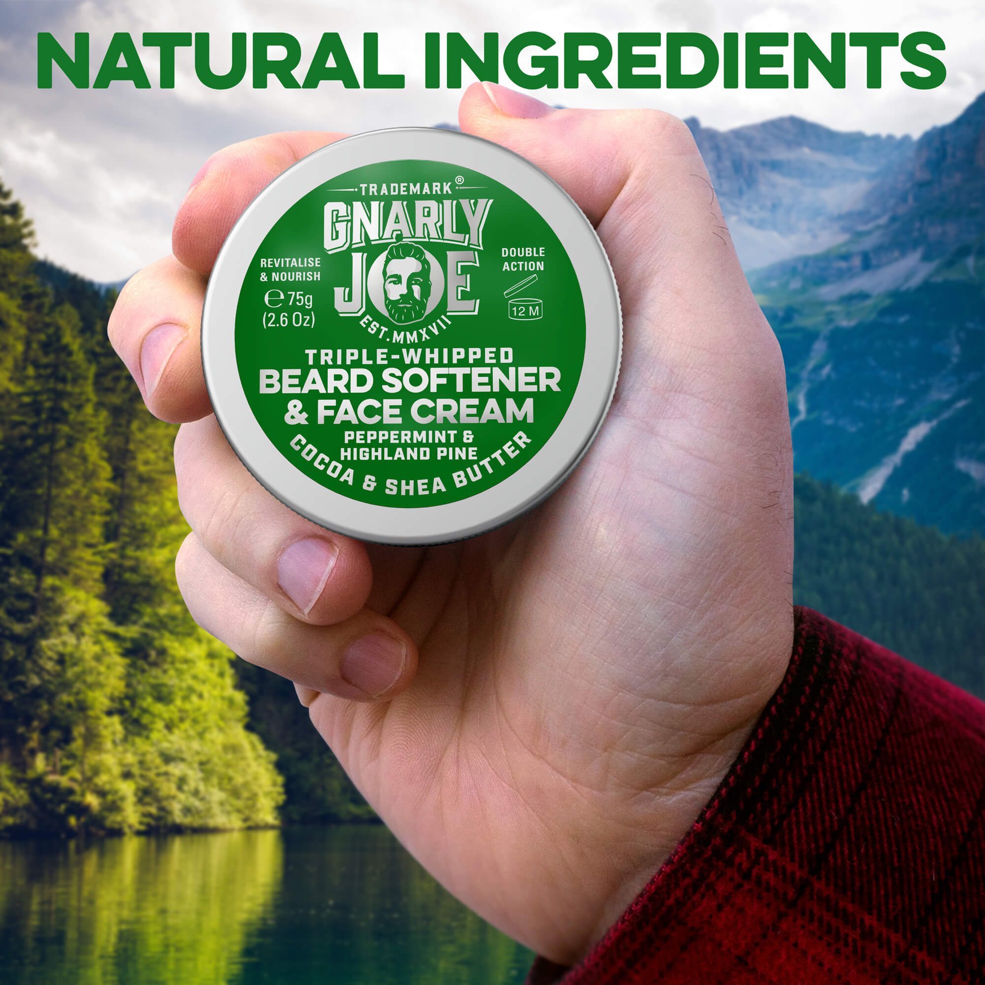 Beard Softener & Face Cream, TripleWhipped Cocoa & Shea Butter, Peppe