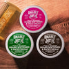 Beard Softener Complete Beard Care Pack. Three 75g Tins of Triple-Whipped Cocoa & Shea Butter. Plus Sandalwood Beard Comb