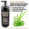 Body & Foot Wash: Natural Ingredients, Antibacterial, Anti-Odour & Anti-Fungal. African Black Soap, 250ml