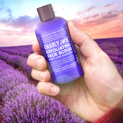 2-In-1 Face Wash & Gentle Exfoliate. Night Time Formula. With Jojoba Grains, Ylang-Ylang & Lavender, 100ml