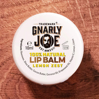 100% Natural Lemon Zest Moisturising Lip Balm, with Natural Weather Protection