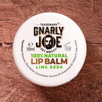 100% Natural Lime Soda Moisturising Lip Balm, with Natural Weather Protection