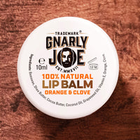 100% Natural Orange & Clove Moisturising Lip Balm, with Natural Weather Protection