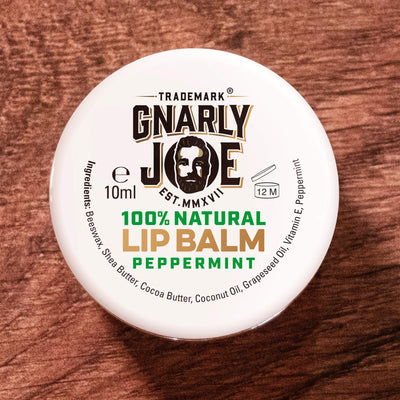 100% Natural Peppermint Moisturising Lip Balm, with Natural Weather Protection