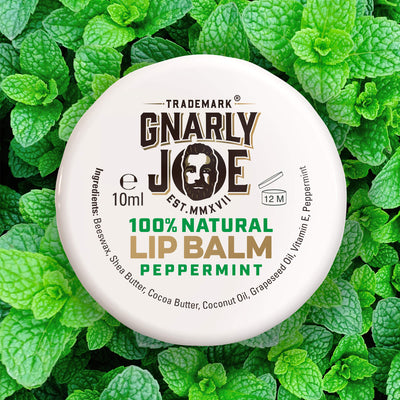 100% Natural Peppermint Moisturising Lip Balm, with Natural Weather Protection